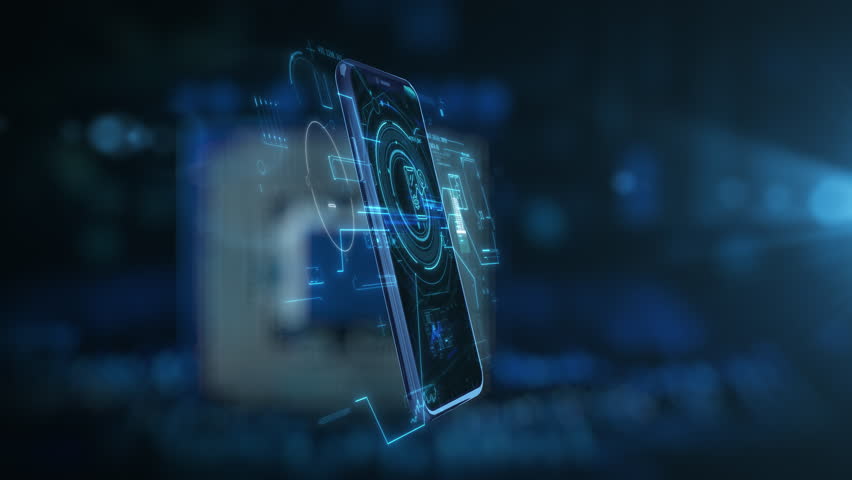 3D mobile phone graphics with statistical overlays