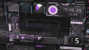 HUD Dashboard with contemporary display full of data and infographic elements. Hi-tech and sci-fi concept - Powered by Shutterstock - Get 15% off with code: PIKWIZARD15