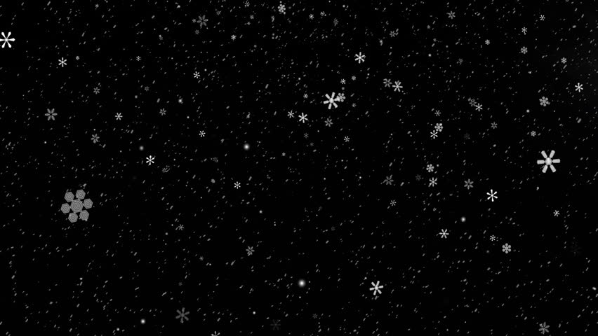 Animation of snow flakes falling over glowing spots on black background. Winter, christmas, festivity, celebration and tradition concept digitally generated video. - Powered by Shutterstock - Get 15% off with code: PIKWIZARD15