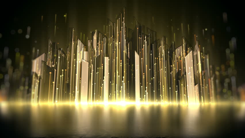 Background With Gold Particle, Backgrounds Looped For Your Background Project