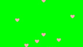 Pink hearts falling 2d animation - Powered by Shutterstock - Get 15% off with code: PIKWIZARD15