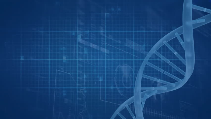 Animation of spinning dna strand over chemical formula and cardiograph. Global science and digital interface concept, digitally generated video. - Powered by Shutterstock - Get 15% off with code: PIKWIZARD15