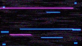 Abstract tech signal disruption digital glitch damaged effect textured overlay VHS Style and light glow neon background. - Powered by Shutterstock - Get 15% off with code: PIKWIZARD15