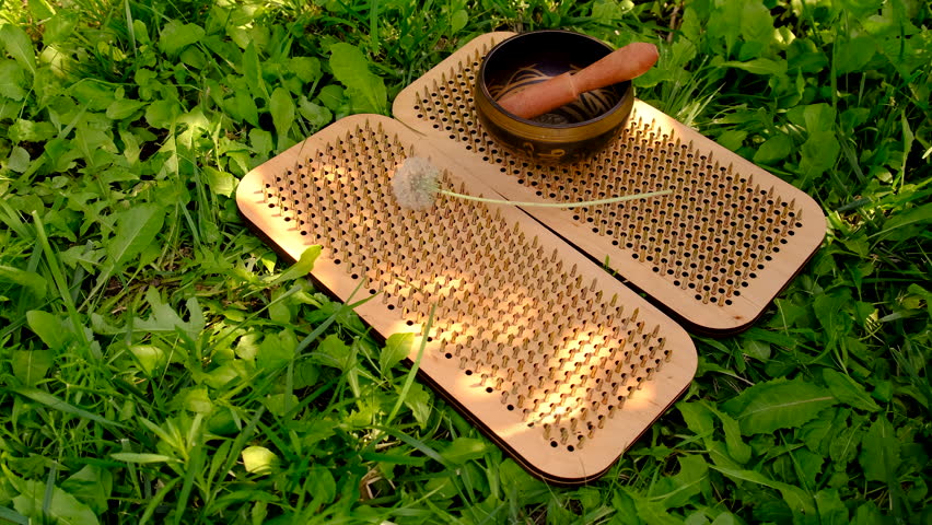 Sadhu board in nature. Selective focus.