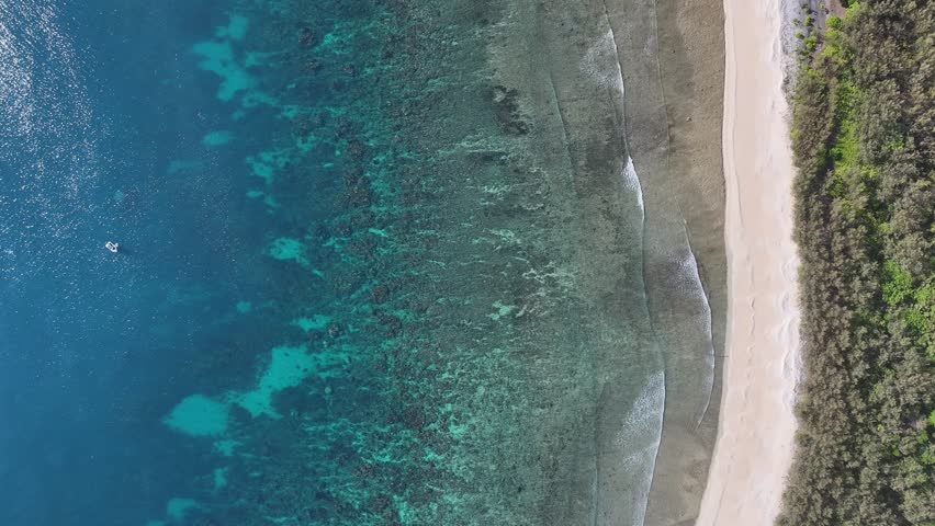 Australia remote island Frankland Islands tropical beautiful paradise summer nature boat drone aerial view