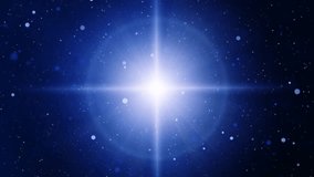 Light in the Dark - Dynamic Blue Starry Background: Glowing Particles and Shimmering Lights Creating a Cosmic Atmosphere - Brilliant Burst of Cosmic Energy - Powered by Shutterstock - Get 15% off with code: PIKWIZARD15