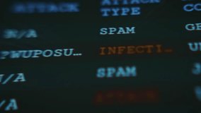 Viewing real-time cyber attack map and time, date, attack type and source country data on smartphone - Powered by Shutterstock - Get 15% off with code: PIKWIZARD15