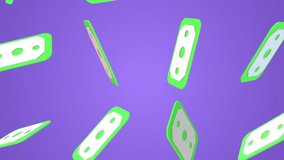 3D Money Icons Falling on a Dark Background. Dollar Icon 3D. Money Note. 4K - Powered by Shutterstock - Get 15% off with code: PIKWIZARD15