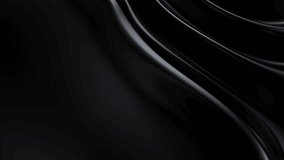 Abstract reflective ripples on black surface. Dark water waves. Satin crumples. Loop 3d render animation - Powered by Shutterstock - Get 15% off with code: PIKWIZARD15