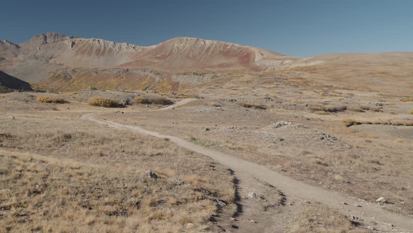 Independence Pass - Continental Divide is the summit of the Top of the Rockies National Scenic and Historic Byway and is located between Twin Lakes Village and Aspen Colorado USA