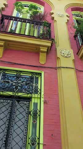 Cuba, colorful streets of Old Havana in historic city center near Paseo El Prado and El Capitolio.