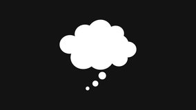 Thought bubbles with blank speech dialogue animation  - Powered by Shutterstock - Get 15% off with code: PIKWIZARD15