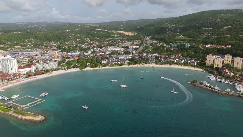 Bay In The Tourist Town Of Ocho Rios St Ann Jamaica