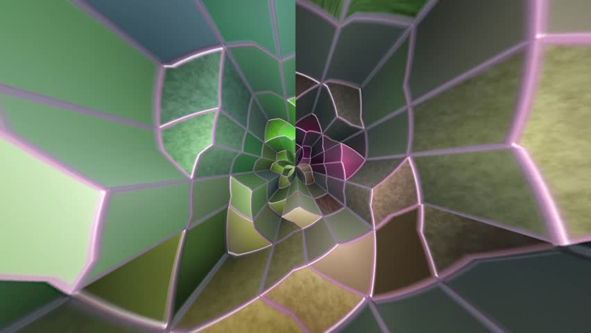 Abstract digital art featuring a geometric pattern with a stained glass look. The design features vibrant colors and shapes, creating a visual illusion of depth and texture. - Powered by Shutterstock - Get 15% off with code: PIKWIZARD15