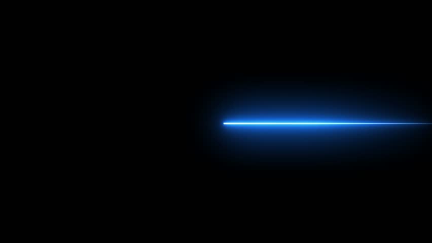  Blue color neon line direction animation