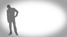 Animation of globe and red circles spinning over businessman on white background. Global business, finance and data processing concept digitally generated video. - Powered by Shutterstock - Get 15% off with code: PIKWIZARD15