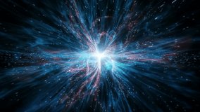 Bang bang explosion in space that forms a galaxy. - Powered by Shutterstock - Get 15% off with code: PIKWIZARD15