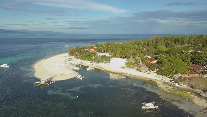 Drone view of Pamilacan Island