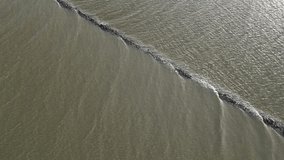 Diagonal pattern flyover of riprap stone breakwater mole in harbour - Powered by Shutterstock - Get 15% off with code: PIKWIZARD15