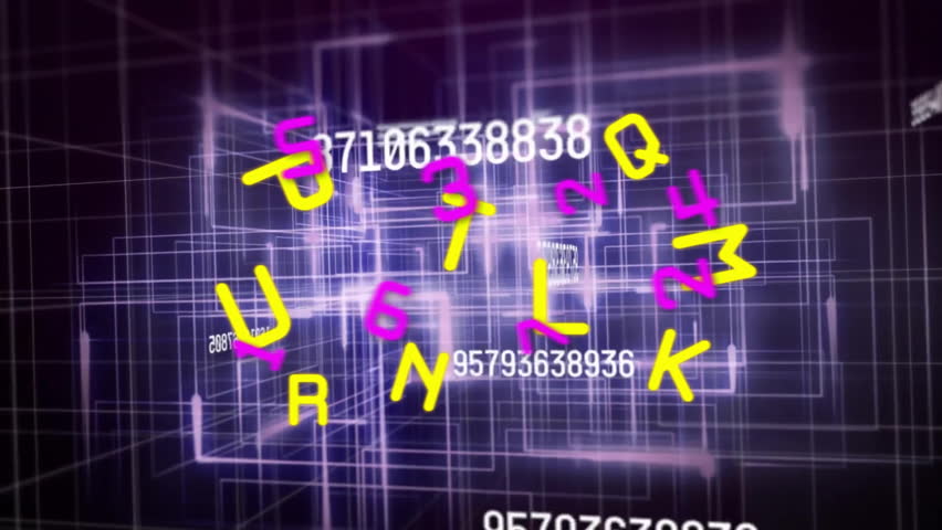 Animation of letters and numbers over data processing. Global social media, business, connections, computing and data processing concept digitally generated video. - Powered by Shutterstock - Get 15% off with code: PIKWIZARD15
