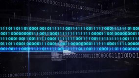 Animation of binary coding data processing. Global social media, business, connections, computing and data processing concept digitally generated video. - Powered by Shutterstock - Get 15% off with code: PIKWIZARD15