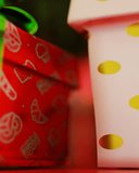 Christmas tree on red background - Powered by Shutterstock - Get 15% off with code: PIKWIZARD15