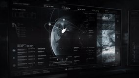 Computer screen showing a search in progress. Analyzing the data from military satellites around the globe. Discovering suspicious activity in Afghanistan and identifying the coordinates. Spy service - Powered by Shutterstock - Get 15% off with code: PIKWIZARD15