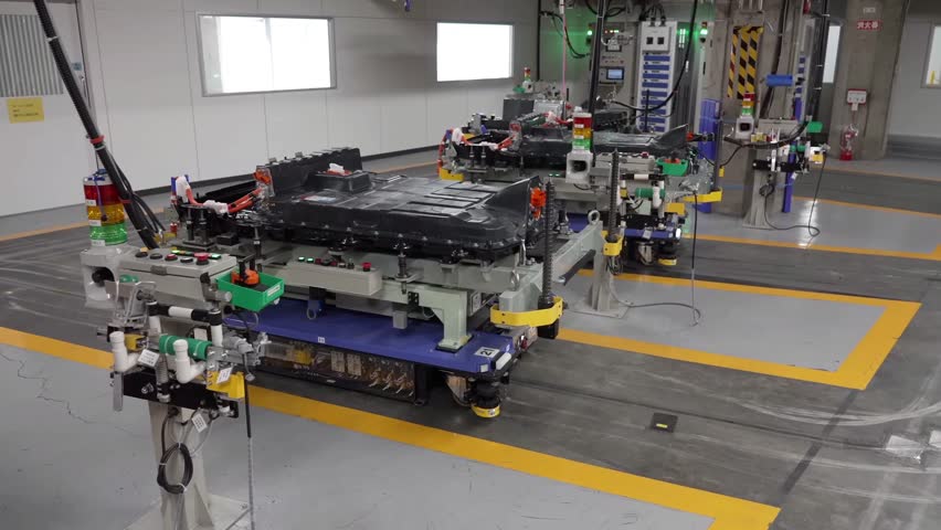 Autonomous robot move shelves or racks with cardboard boxes in automated warehouse. - Powered by Shutterstock - Get 15% off with code: PIKWIZARD15