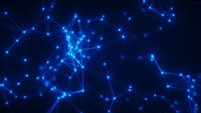 Blue plexus background, neural network technology and digital background, science and education, 4k abstract background geometric lines - Powered by Shutterstock - Get 15% off with code: PIKWIZARD15