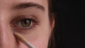 Conducting A Professional Makeup Master Class That Includes Tutorials On Applying Concealer Under The Eyes And Foundation On The Eyelids - Powered by Shutterstock - Get 15% off with code: PIKWIZARD15