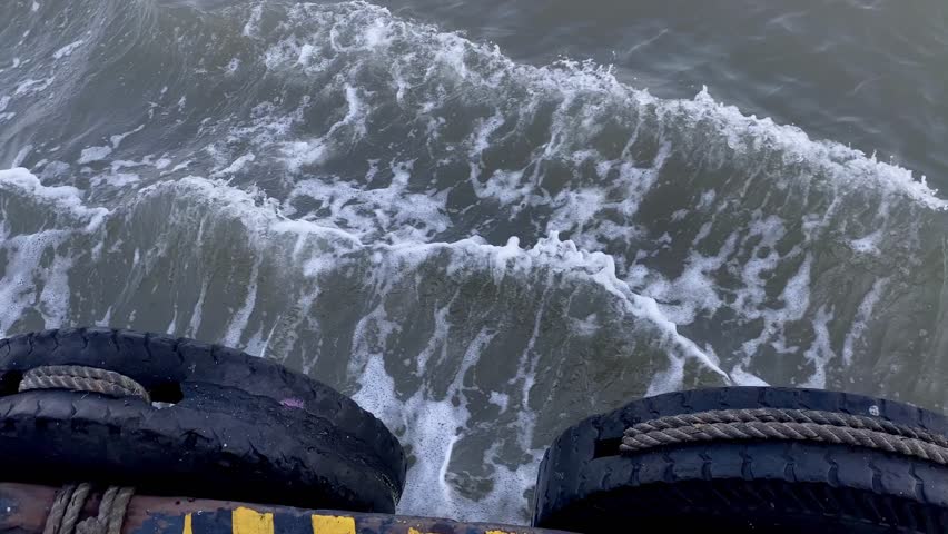 Mumbai, Maharashtra, India- 24-10-2024: Boat Floating On Arabian Sea. Ships And Boatsfloating  In Mumbai Harbour Or Bombay Harbour.