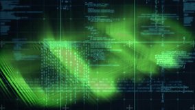 Animation of clock moving and data processing. Global business, connections, computing and data processing concept digitally generated video. - Powered by Shutterstock - Get 15% off with code: PIKWIZARD15