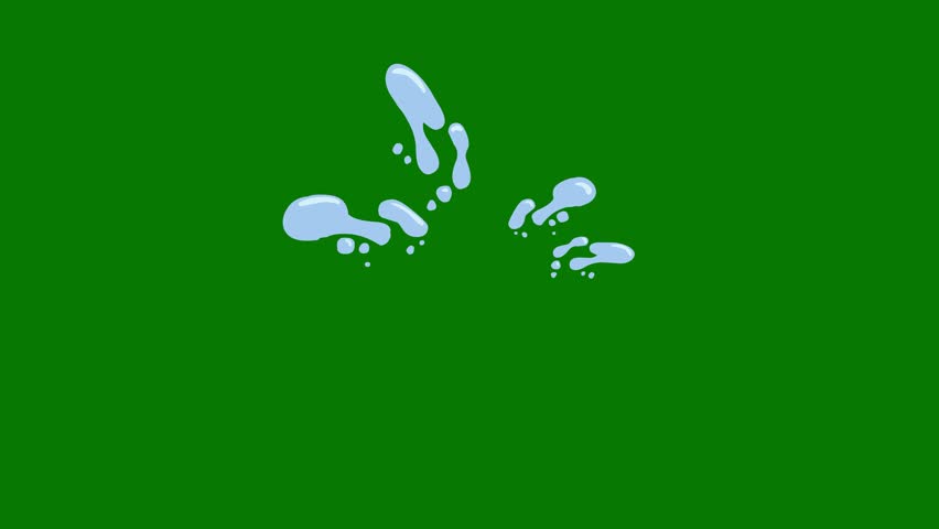 Water splash green screen animation 4k, Animation, Ultra High Definition, 4k video