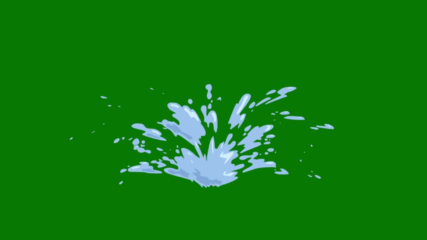 Water splash green screen animation 4k, Animation, Ultra High Definition, 4k video