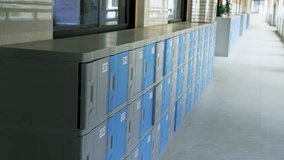 School hallway with storage cabinets - Powered by Shutterstock - Get 15% off with code: PIKWIZARD15