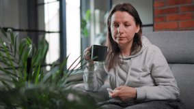 Sick woman got flu or caught cold, having allergy symptoms. - Powered by Shutterstock - Get 15% off with code: PIKWIZARD15
