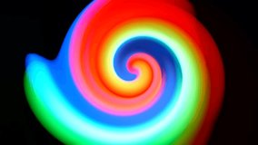 abstract colorful swirl Background.Rainbow Neon SpiralCircular Looping 4K Animation - Powered by Shutterstock - Get 15% off with code: PIKWIZARD15