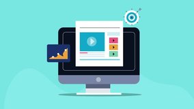 Video content marketing, Social media video content, Likes, share, comments and views, Video sharing channel - 2d animation video clip - Powered by Shutterstock - Get 15% off with code: PIKWIZARD15