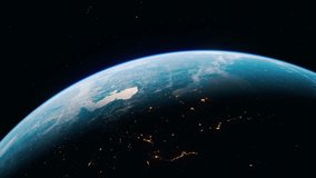 Earth surface seen from space, city lights from space - Powered by Shutterstock - Get 15% off with code: PIKWIZARD15
