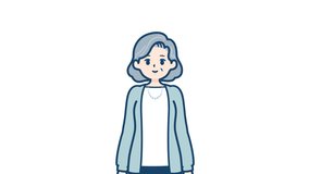 Senior woman_Blink and smile quietly_with alpha channel - Powered by Shutterstock - Get 15% off with code: PIKWIZARD15