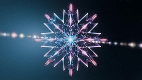 Exploring the stunning beauty of a radiant snowflake formation in a cosmic . 3D Illustration - Powered by Shutterstock - Get 15% off with code: PIKWIZARD15
