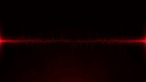 abstract futuristic equalizer audio visualizer, dark red soundwave waveform animation, 4k loop - Powered by Shutterstock - Get 15% off with code: PIKWIZARD15