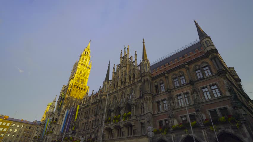 New Town Hall in Munich, sunny day