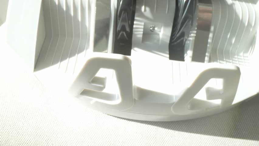 Close up of currency counting machine counting dollar bills. Banknote counter. Money counter with dollar bills. Money counter machine is counting American hundred dollars banknotes.