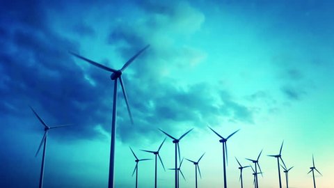 Wind energy turbines are one of the cleanest, renewable electric energy source. Electricity is generated by electric generators hidden inside turbine. 
