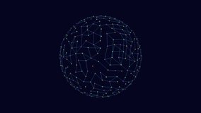 3D wireframe sphere consisting of dots and lines, likely used in design or as an illustration - Powered by Shutterstock - Get 15% off with code: PIKWIZARD15