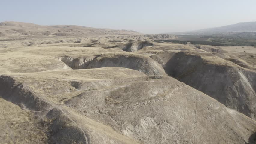 Jordan Valley, Desert landscape, Drone footage, Israel
Aerial view from israel, 2024
