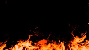 Dynamic and Striking Flames Erupting Vividly and Brilliantly in the AllEncompassing Darkness - Powered by Shutterstock - Get 15% off with code: PIKWIZARD15