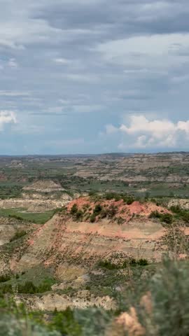 North Dakota skyline in the spring 