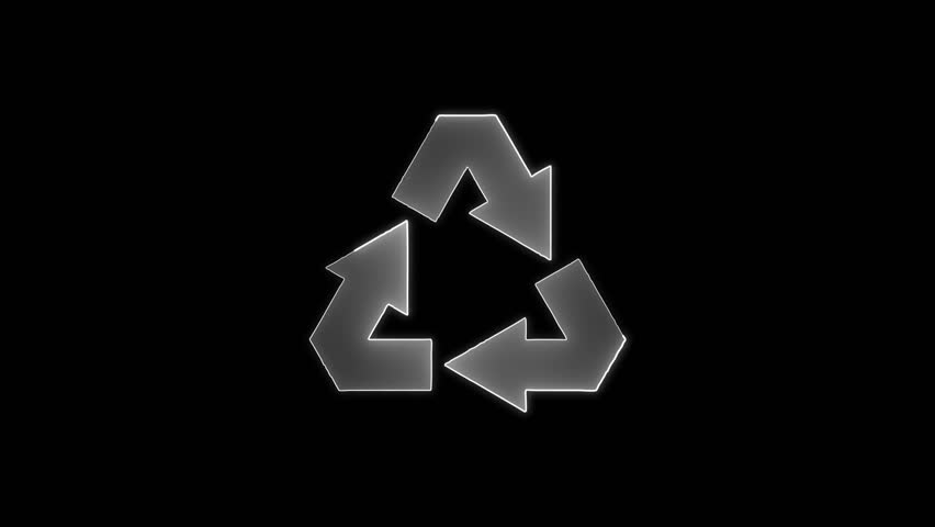 Three Arrow Cycle Recycle Sign Symbol Animation Seamless Loops. - Powered by Shutterstock - Get 15% off with code: PIKWIZARD15